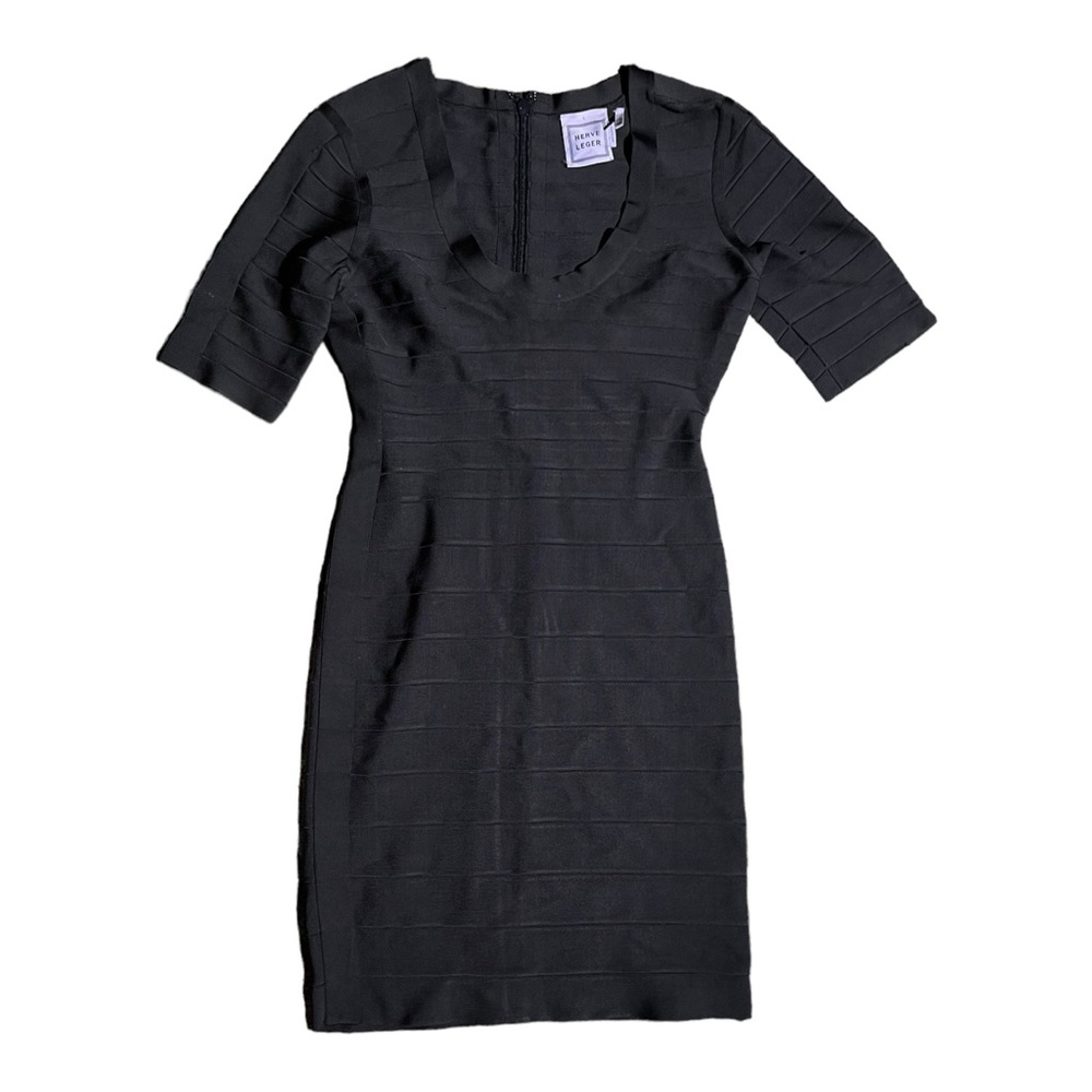 Herve Leger Black Bandage Dress